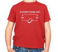 Is Everything Okay? Rugby - T-Shirt - Divertente Giocatore League Union