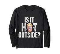 Is It Hot Outside Snack Movie Popcorn Scherzo |- Maglia a Manica