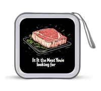 is It Meat Youre Looking for CD Case Holder Portable 40 Capacità DVD Wallet Storage Organizer per Auto Viaggi