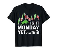 Is It Monday Yet Maglietta con Stampa Grafica Economica