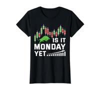 Is It Monday Yet Maglietta con Stampa Grafica Economica