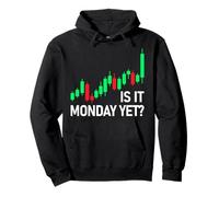 Is it Monday Yet? Trader azioni Mercato azionario Borsa Felpa con Cappuccio