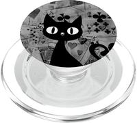 Is It Skills or Luck Grey permette di giocare alcune carte gatto nero PopSockets PopGrip per MagSafe