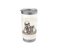 is It Still Your Turn Funny Skeleton Waiting Quote Meme Bicchiere termico in acciaio inox doppia parete