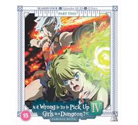 Is It Wrong to Pick Up Girls in a Dungeon? S4 Pt2 (Blu-ray) Hideki Tachibana