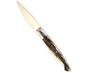 is lunas Coltello da Caccia SARDO PATTADA Tascabile Manico in Corno Sardegna Collezione