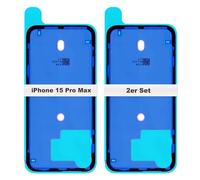 IS-TECK Set di 2 adesivi di ricambio per iPhone 14, 15, 16 Plus, Pro Max, per cover posteriore e custodia, impermeabili, per iPhone 15 Pro Max