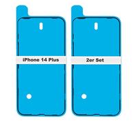 IS-TECK Set di 2 adesivi di ricambio per iPhone 14 Plus, per display e alloggiamento