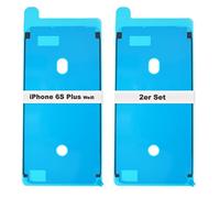 IS-TECK Set di 2 adesivi di ricambio per iPhone 6S Plus, per display e alloggiamento (bianco)