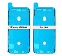 IS-TECK Set di 2 adesivi di ricambio per iPhone XS MAX per display e custodia, pellicola impermeabile LCD