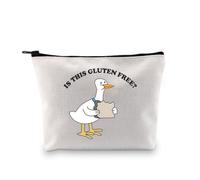 Is This Gluten Free Gluten Intollerance Makeup Bag Celiachia Regalo Celiachia Consapevolezza Gift Cosmetic Bag, Senza glutine 3uk, alla moda