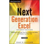 Isaac Gottlieb Next Generation Excel (Copertina rigida) Wiley Finance