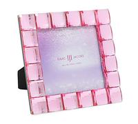 Isaac Jacobs - Cornice portafoto decorativa con gioielli, colore: rosa chiaro, decorazione per la casa (10 x 10 cm, rosa chiaro)