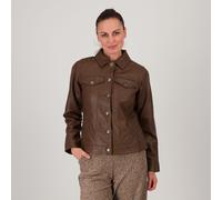 Isaac Mizrahi Live! Giacca in pelle foderata con bottoni