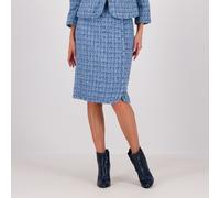 Isaac Mizrahi Live! Gonna midi in tweed con spacco