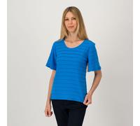 Isaac Mizrahi Live! T-shirt a righe 3D in misto cotone