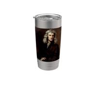 Isaac Newton Fisica Gravity Science Apple Genius Bicchiere termico in acciaio inox doppia parete