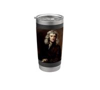 Isaac Newton Fisica Gravity Science Apple Genius Bicchiere termico in acciaio inox doppia parete