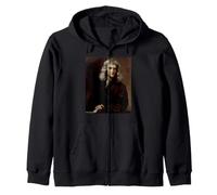 Isaac Newton Fisica Gravity Science Apple Genius Felpa con Cappuccio