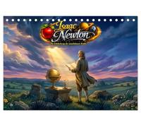 Isaac Newton - Vom fallenden Apfel zu den Gesetzen des Universums. (Tischkalender 2027 DIN A5 quer), CALVENDO Monatskalender: Isaac Newton, vom fallenden Apfel zu den Gesetzen des Universums.