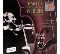 Isaac Stern Bartók: Violin Sonatas Nos. 1 & 2 - Webern: 4 Pieces for Violin (CD)