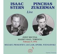 Isaac Stern Isaac Stern & Pinchas Zukerman: Live: Joint Recital, Massey Hal (CD)