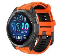 ISABAKE 22MM Cinturino per Garmin Forerunner 945/935/955/965, 22mm Cinturino di Ricambio in Silicone per Fenix 7/Fenix 6/Fenix 6 Pro/Fenix 5/Fenix 5 plus/Quatix 5/Approach S62/S60/MARQ/Descent G1