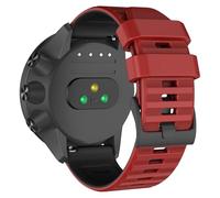 ISABAKE 24mm Cinturino compatibile con Suunto 9/9 Baro /9 Titanium,Cinturino in Silicone di Ricambio per Suunto D5 /7/Spartan Sport/Spartan Sport Wrist HR/Traverse 24mm