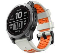 ISABAKE Cinturino per Garmin Fenix 7/Fenix 7 Pro/Fenix 6/Fenix 6 Pro/Fenix 5/Fenix 5 Plus, 22mm Silicon Cinturino per Garmin Epix 47mm/Forerunner 935/Forerunner 945/965/955/Approach S60/ApproachS62