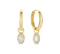 Isabel Bernard Le Marais Sophie Orecchini a cerchio in oro 14 carati con zirconi