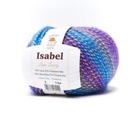 Isabel By Tricot Cafè - Filato misto lana sfumato con un filo ritorto lamè