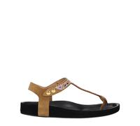 Isabel Marant Beige Leather Flip-Flop Sandals - EU39/US9