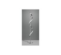 Reality LED Lampada da terra Isabel R42201106, metallo cromato, LED da 21,5 watt inclusi, dimmer