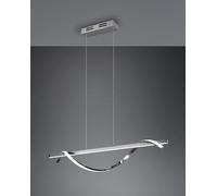 ISABEL SOSPENSIONE LED 26W 3000lm, 4000K CROMATA CON DIMMERAZIONE CON INTERRUTTORE L. 100CM