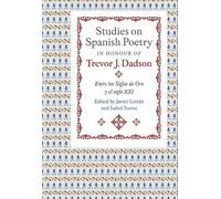 Isabel Torres Studies on Spanish Poetry in Honour of Trevor J (Copertina rigida)