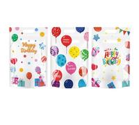 ISABELLA MOON Sacchetti regalo in plastica con capibara e unicorno, per caramelle, biscotti, snack, per matrimoni, compleanni, baby shower, feste per il rientro a scuola (15,5 x 23 cm), 25 pezzi)