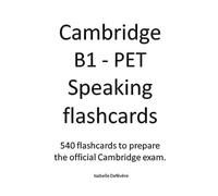 Isabelle Defévère Cambridge B1 - PET Speaking flashcards (Tascabile)