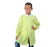 Isacco 000265 Pollicino Grembiule, Taglia 4, Quadretto Giallo