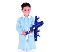 Isacco 000266 Pollicino Grembiule, Taglia 4, Quadretto Azzurro