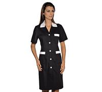 Isacco 008901M Positano Camice, Taglia M, Nero/Bianco