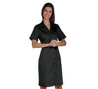 Isacco 009001M Donna Camice, Taglia XXL, Nero