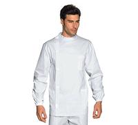 Isacco 043000 Dentista Casacca, Taglia L, Bianco