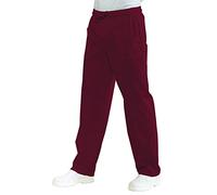 Isacco 044203 Pantalone con Elastico, Taglia XL, Bordeaux