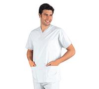 Isacco 045000 Collo a V Casacca, Taglia XL, Bianco