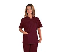 Isacco 045003 Collo a V Casacca, Taglia XL, Bordeaux