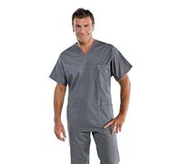Isacco 045012 Collo a V Casacca, Taglia XL, Grigio