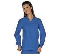 Isacco 045900 Collo a V Manica Lunga Casacca, Taglia S, Bianco