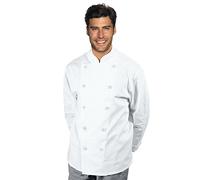 Isacco 057004 Classica Cuoco Giacca, Taglia XXL, Bianco