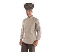 Isacco 058035 Bottoni Antipanico Cuoco Classica Giacca, Taglia M, Tortora