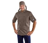 Isacco 058036 Bottoni Antipanico Cuoco Classica Giacca, Taglia S, Fango